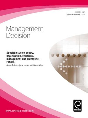 cover image of Management Decision, Volume 44, Issue 4